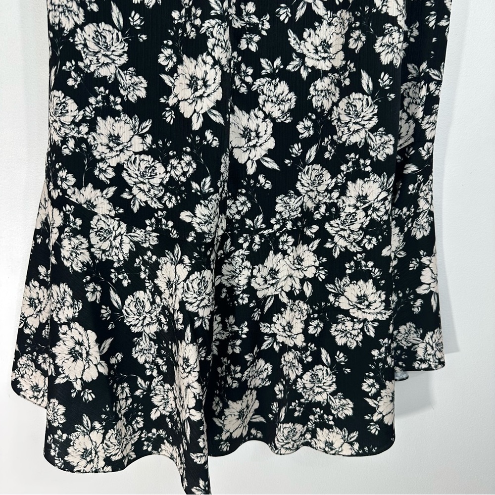 NWT Sachin + Babi Lori Black and Ivory Peony Skirt - Picture 6 of 14